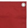 vidaXL &Eacute;cran de balcon Rouge 90x600 cm Tissu Oxford