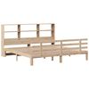 vidaXL Lit biblioth&egrave;que sans matelas 180x200 cm bois massif de pin