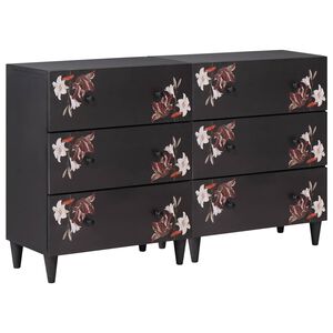 vidaXL Armoires de rangement 2 pc Motif Motif 120 x 33 x 75 cm