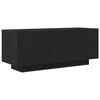vidaXL Meuble TV 100 x 35 x 40 cm Ch&ecirc;ne noir Bois d'ing&eacute;nierie