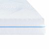 vidaXL Matelas Blanc 140 x 200 cm Tissu jacquard