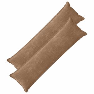 vidaXL Housse de coussin 2 pcs HOUTEN Marron 40 x 145 cm