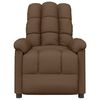 vidaXL Fauteuil de massage Marron Tissu