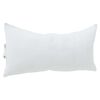 vidaXL Oreiller avec oreiller Blanc Coton et polyester