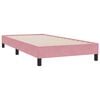 vidaXL Cadre de lit sans matelas rose 100x210 cm velours