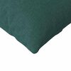 vidaXL Coussins de canap&eacute; 2 pcs Vert fonc&eacute; 145 x 40 cm tissu