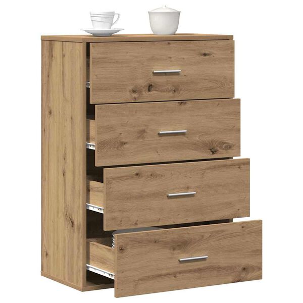 vidaXL Buffet Ch&ecirc;ne artisanal 60 x 31 x 84 cm Bois d'ing&eacute;nierie