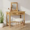 vidaXL Table de Toilette avec tiroir Marron 100 x 40 x 120 cm