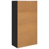 vidaXL &Eacute;tag&egrave;re Ch&ecirc;ne noir 60 x 30 x 76.5 cm Bois d'ing&eacute;nierie