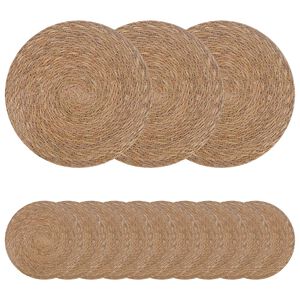vidaXL Dessous de verre en herbe marine 50 pc Naturel