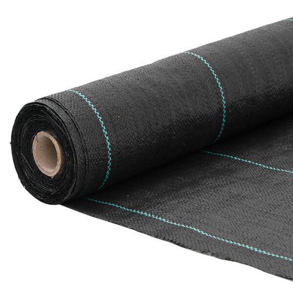vidaXL Membrane anti-mauvaises herbes noir 0,5x200 m PP