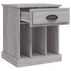 vidaXL Tables de chevet 2 pcs sonoma gris 43x36x50 cm