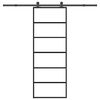 vidaXL Porte coulissante avec kit de quincaillerie 76x205 cm Verre ESG