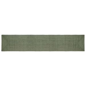 vidaXL Tapis de surface Rectangulaire Vert olive 80 x 400 cm Jute