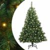 vidaXL Sapin de No&euml;l artificiel avec 150 LED Vert 120 cm PE et PVC