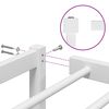 vidaXL Cadre de lit m&eacute;tal sans matelas blanc 120x200 cm