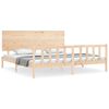 vidaXL Cadre de lit sans matelas bois massif de pin