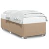 vidaXL Cadre de lit sans matelas cappuccino 90x190 cm similicuir