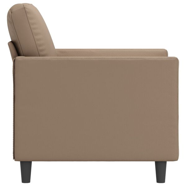 vidaXL Fauteuil Cappuccino 60 cm Similicuir
