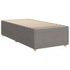 vidaXL Cadre de lit sans matelas taupe 90x190 cm tissu