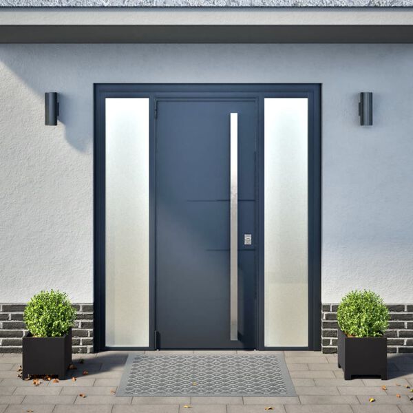 vidaXL Jardini&egrave;res 2 pcs noir 30x30x30 cm acier