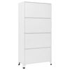 vidaXL Armoire &agrave; casier avec 9 compartiments Acier 90x45x180 cm Gris