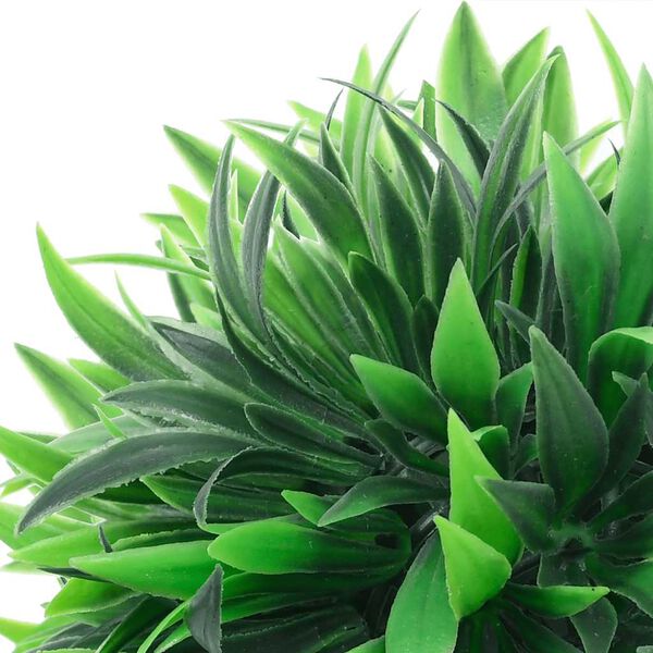 vidaXL Boules de buis artificielles avec lumières LED 2 pcs vert 30 cm