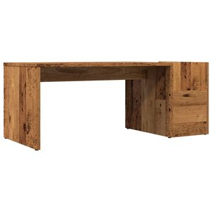 vidaXL Table basse vieux bois 90x45x35 cm bois d'ing&eacute;nierie