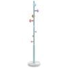 vidaXL Porte-manteau bleu 172 cm fer enduit de poudre
