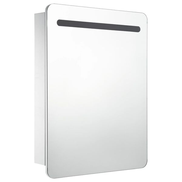 vidaXL Armoire de salle de bain &agrave; miroir LED 60x11x80 cm