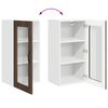vidaXL Armoire de cuisine Ch&ecirc;ne brun 40 x 31 x 80 cm Bois d'ing&eacute;nierie