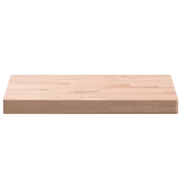 vidaXL Planche &agrave; d&eacute;couper 50x35x4 cm bois massif de h&ecirc;tre