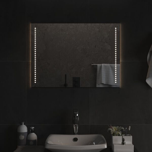 vidaXL Miroir de salle de bain &agrave; LED 50x70 cm