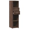 vidaXL Buffet haut ch&ecirc;ne marron 30x42,5x124 cm bois d'ing&eacute;nierie