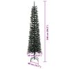 vidaXL Sapin de No&euml;l artificiel Vert 240 cm PVC, plastique et acier