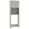 vidaXL Meuble de machine &agrave; laver Gris b&eacute;ton Bois d'ing&eacute;nierie