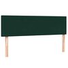 vidaXL Sommier &agrave; lattes de lit et matelas vert fonc&eacute; 160x210cm velours