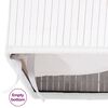 vidaXL Bo&icirc;tes de rangement en bambou 4 pcs Blanc