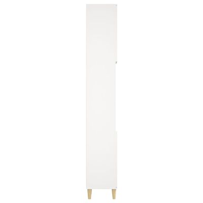 vidaXL Armoire de salle de bain blanc 30x30x190 cm bois d'ingénierie
