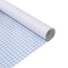 vidaXL Films pour fen&ecirc;tre d&eacute;poli design &agrave; rayures PVC