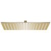 vidaXL Pomme de douche pluie Inox 40x30 cm Rectangulaire Dor&eacute;