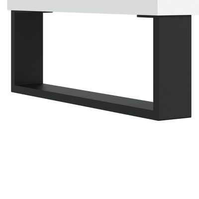 vidaXL Table basse blanc 60x50x40 cm bois d'ingénierie