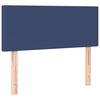 vidaXL Sommier &agrave; lattes de lit avec matelas Bleu 80x200 cm Tissu