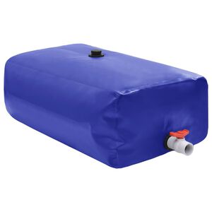 vidaXL R&eacute;servoir d'eau avec robinet pliable 360 L PVC