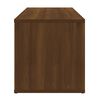 vidaXL Meuble TV Chêne marron 80x34x36 cm Bois d'ingénierie