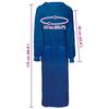 vidaXL Robe KINN Bleu marine XXL Coton