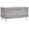 vidaXL Table basse Sonoma gris 90x44,5x45 cm Bois d'ing&eacute;nierie