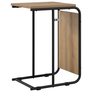 vidaXL Table d'appoint Ch&ecirc;ne artisanal 40 x 31 x 55 cm