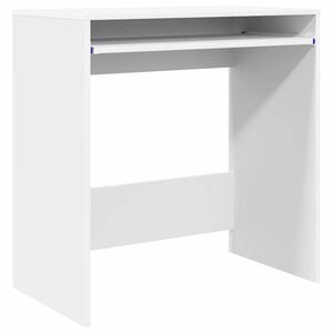 vidaXL Bureau Blanc Bois d'ing&eacute;nierie 77,5 x 43 x 79 cm
