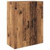 vidaXL Haut Armoire avec tiroir 2 pcs Bois Ancien 69,5 x 34 x 180 cm